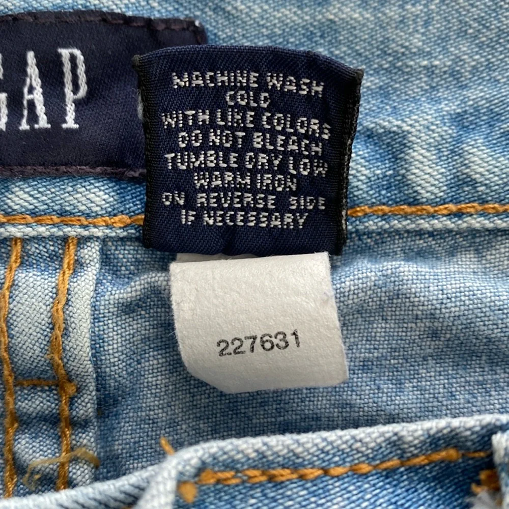 GAP  Patched Straight Leg Jeans - Size 10 - EUC